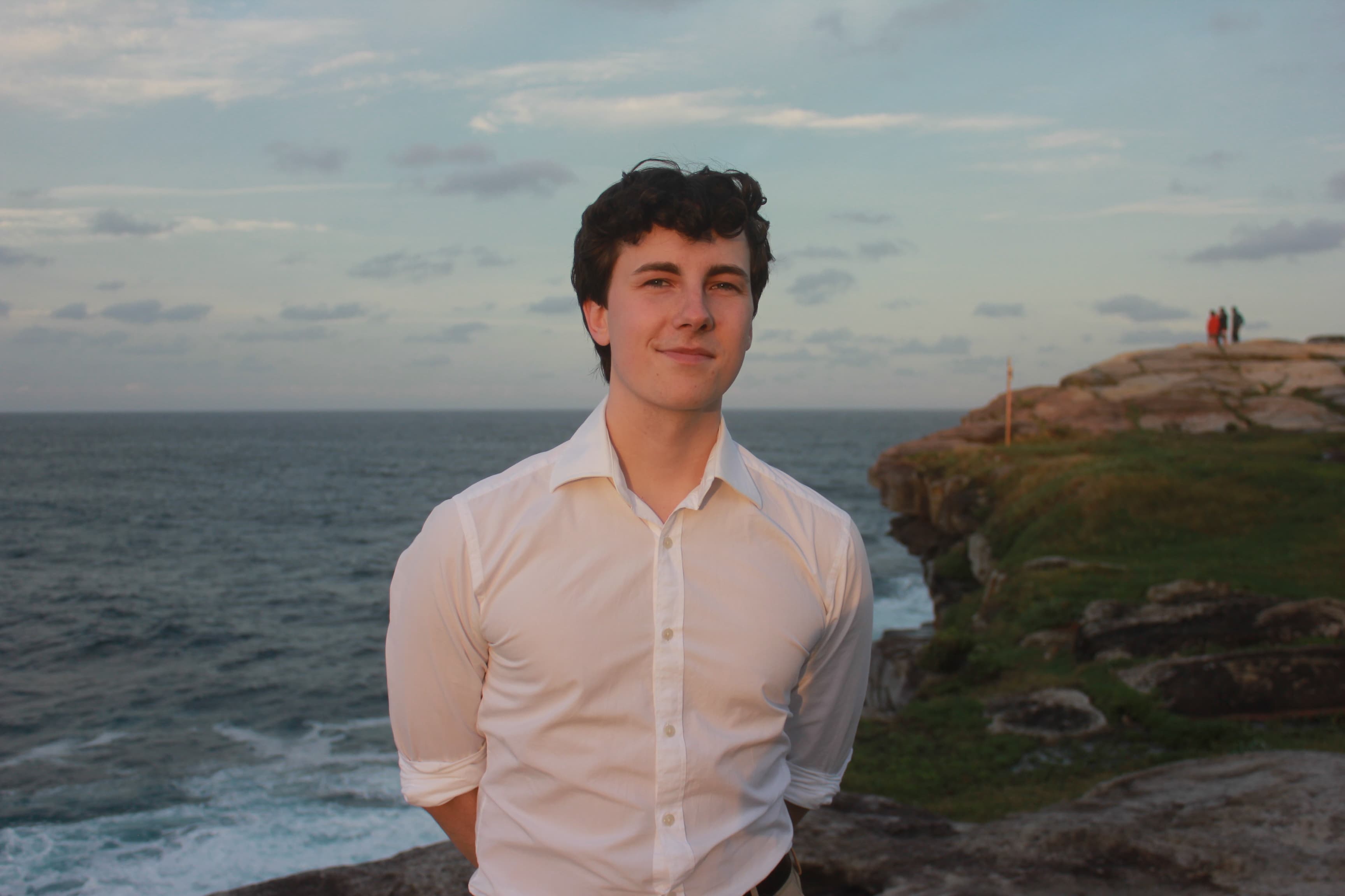 Michael Richmond by the coast.